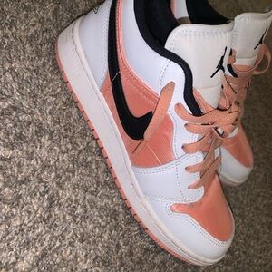 Nike Air Jordan in White and Coral